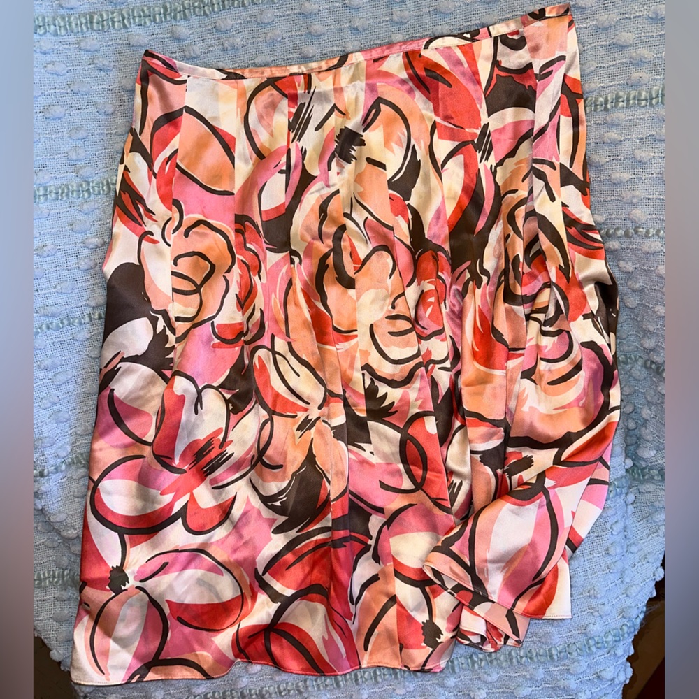 NWT New York & Company Floral pleated Skirt - Picture 4 of 7